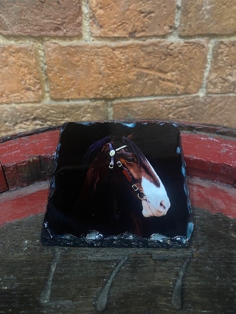 Balmoral Shire Horse Slate Coaster - Image 3