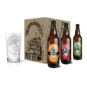 Three Bottle Beer & Pint Glass Pack