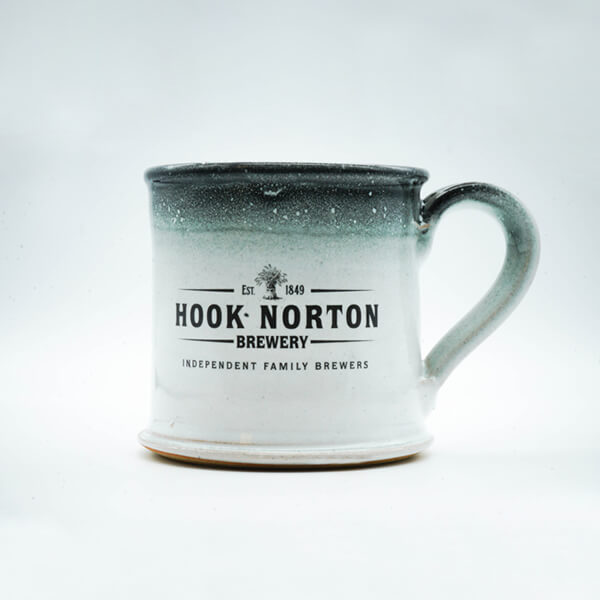 Wenlock Pottery Ceramic Hook Norton Brewery Half-Pint Tankard