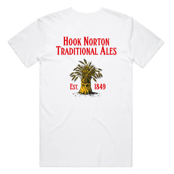Hook Norton Traditional Ales White T-Shirt - Back