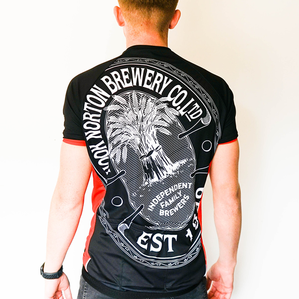 Kalas Hook Norton Brewery Short Sleeve Black Cycling Jersey