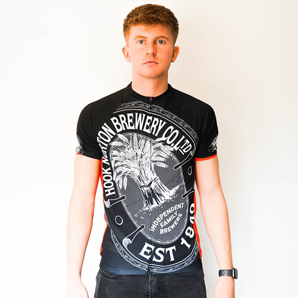 Kalas Hook Norton Brewery Short Sleeve Black Cycling Jersey