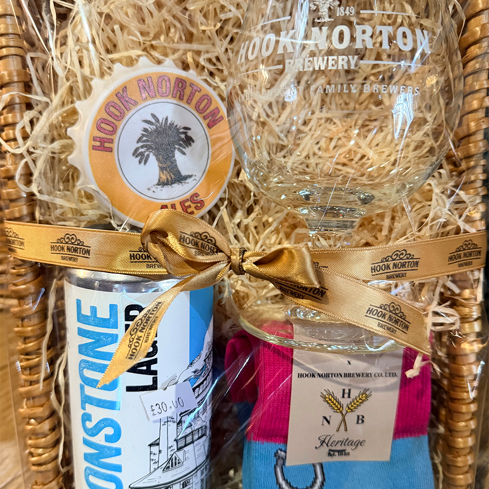 Beer, Bottle Opener, Glass & Brewery Socks Hamper